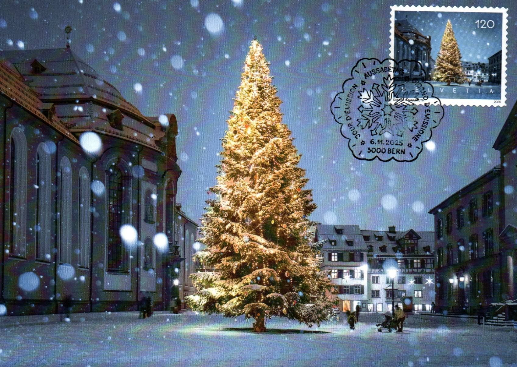 Alle Briefmarken: Maximumkarte Weihnachten – Gebraucht aus Klingnau von Auktiorama