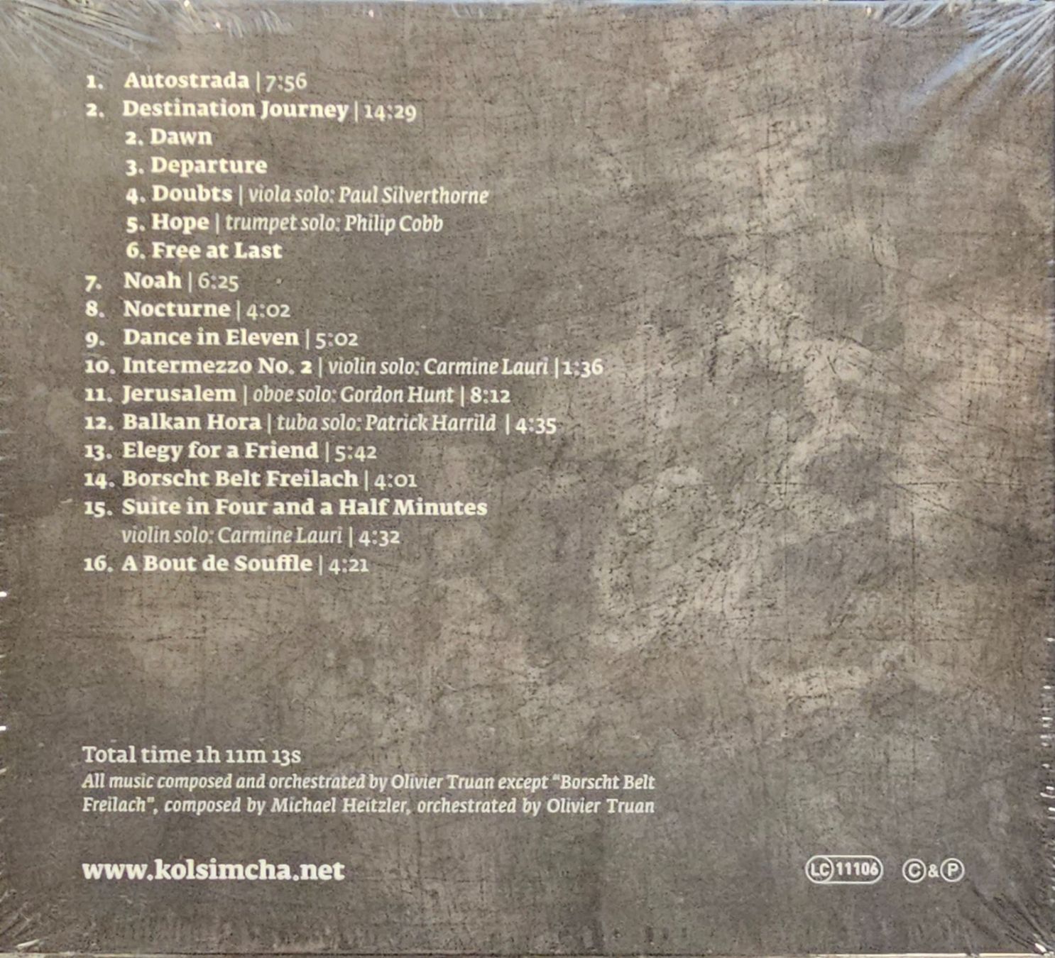 CDs: Kolsimcha & London Symphony Orchestra – Neuf avec emballage d'origine à Wahlen b. Laufen par Cg10 1