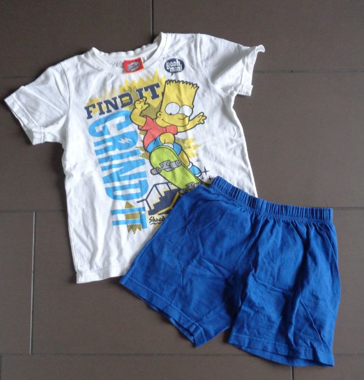 kurzes Pyjama Bart Simpson - Gr. 134 (Gebraucht) in Jona für CHF 6 ...