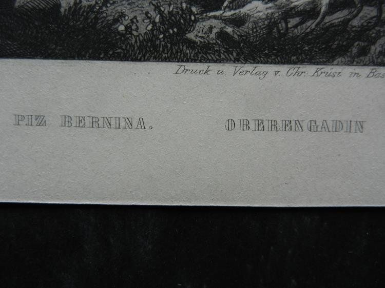 Gravures: Piz Bernina – D'occasion à Risch par Rischli15 2