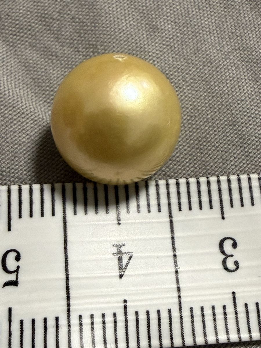 Perlen (unechte): Echt Südsee Perlen Goldener Farbe echt – Neu (gemäss Beschreibung) aus Oberhof von RealStone 2