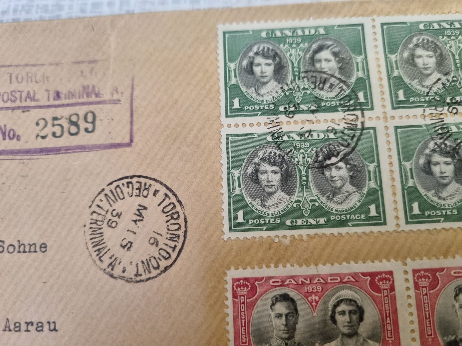 Buste & buste per spedizione: Alter Brief mit Marken Kanada – Usato da Trachslau venduto da bastet06 4