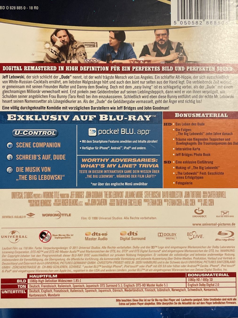 Tutti i DVDs: The Big Lebowski  (1998) – Nuovo (secondo la descrizione) da Waldenburg venduto da Gonzo8 1