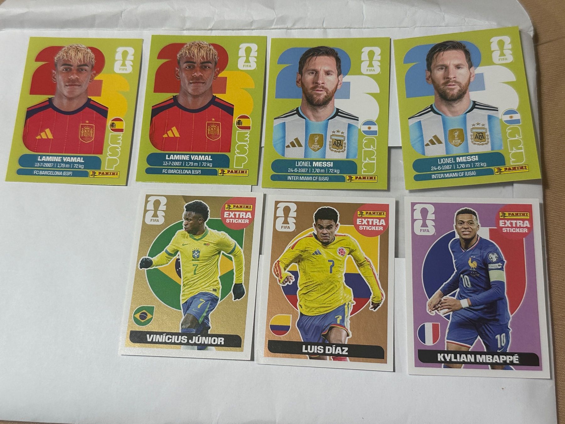 Panini Carte collezionabili: Panini Ronaldo, Yamal, Messi, Mbappe & Extra Sticker. usv. – Nuovo (secondo la descrizione) da Uster venduto da Haki.vhc 7