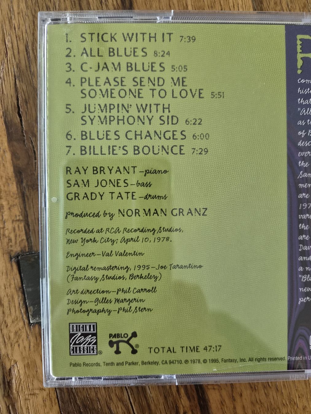 CDs: RAY BRYANT ALL BLUES – Neu (gemäss Beschreibung) aus Zofingen von Tinpan 3