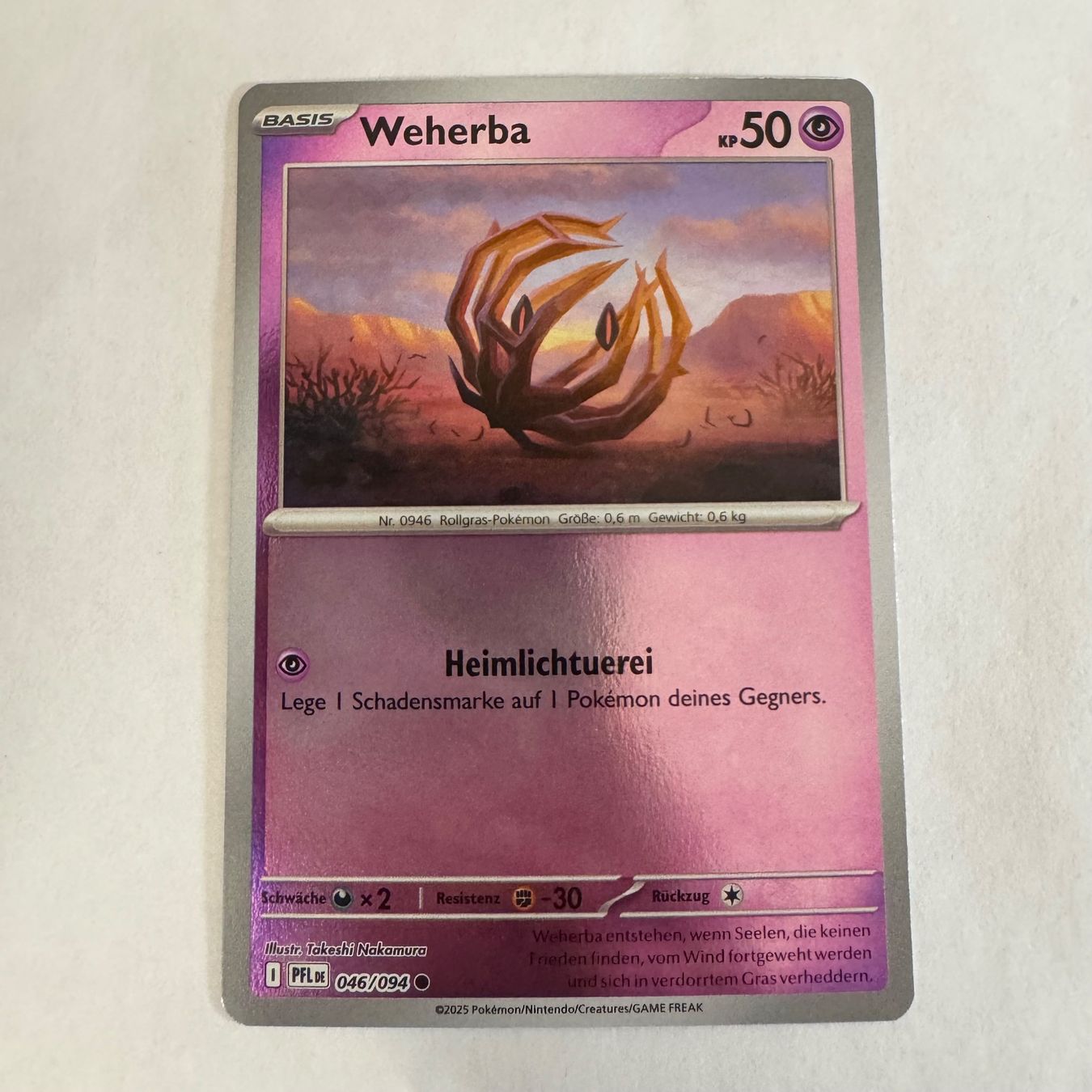 Pokémon Carte collezionabili: Pokémon PFL - Weherba - 46 / 94 - DE – Nuovo (secondo la descrizione) da Staad SG venduto da miaCards