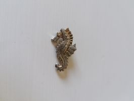 Seepferdchen Vintage Brosche