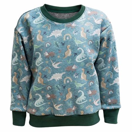 Thermo/Fleece Pullover mit Dinosaurier Gr.92/98 - NEU