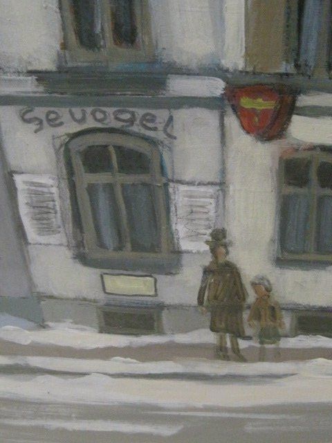 Dipinti: Vintage Ölgemälde "Restaurant Sevogel" – Usato da Basel venduto da cronat 2