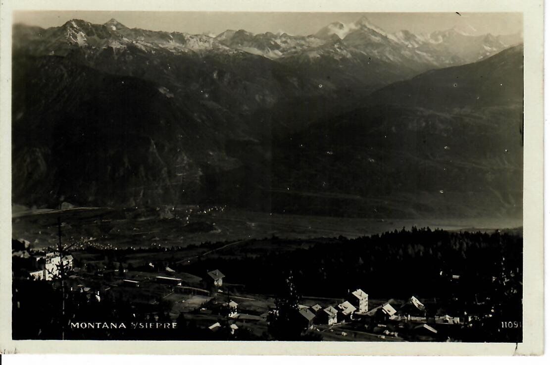 Ansichtskarten: Montana s/Sierre – Gebraucht aus Hochdorf von Ziegel-16