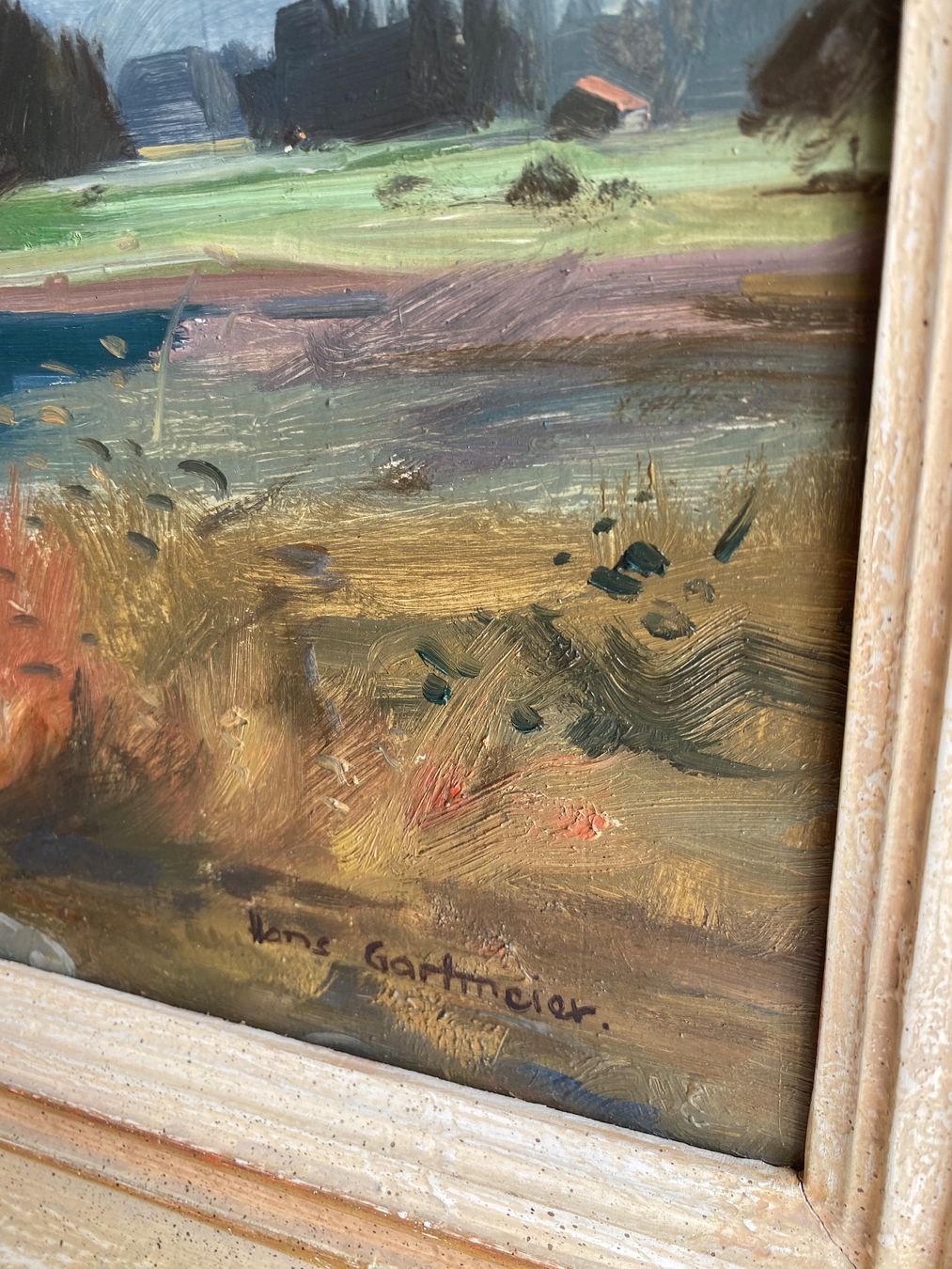 Dipinti: Gemälde / Ölbild Landschaft, Schwarzsee, Hans Gartmeier – Usato da Burgdorf venduto da gre_2ftz 1