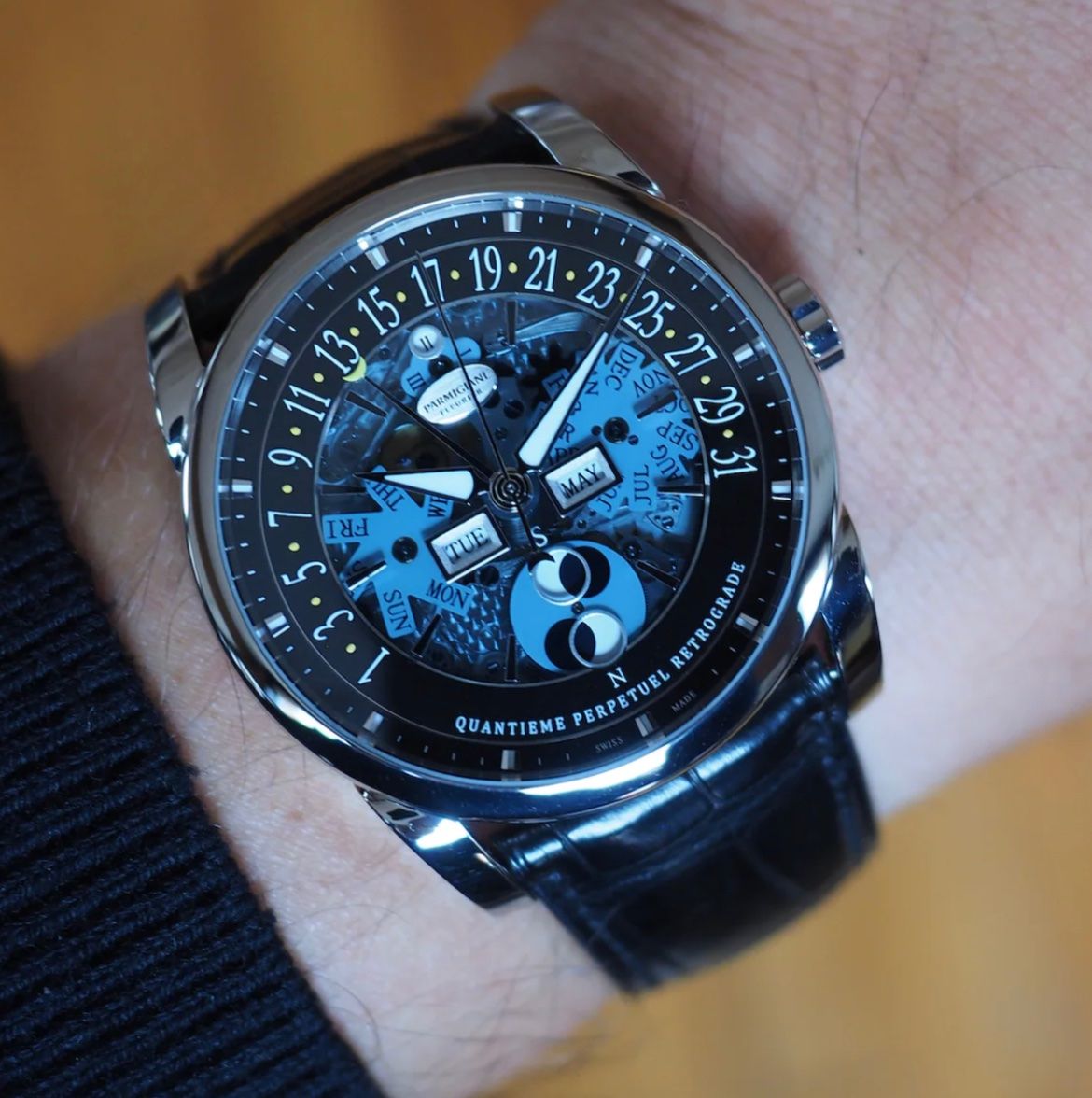 Parmigiani Fleurier Orologi: Parmigiani Centum Quantième Perpetual – Usato da Avry-devant-Pont venduto da Tig08