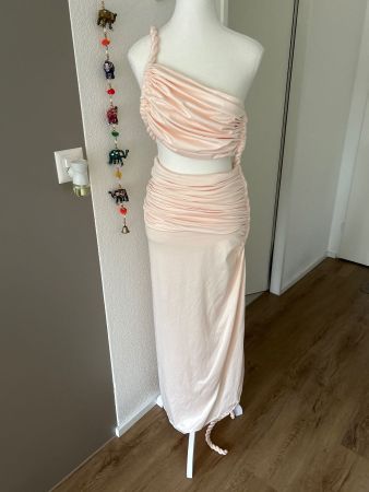 Kleid rosa  gerafft Grösse M