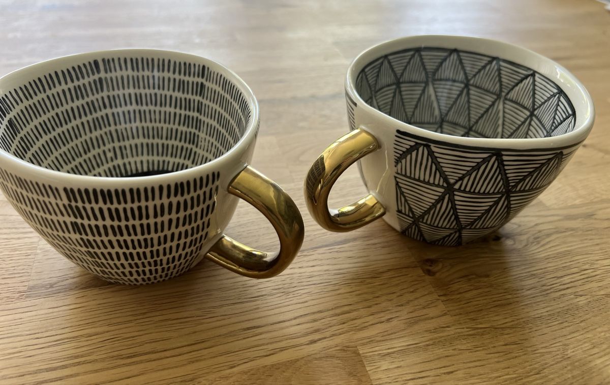 Tazze: 2 Coffee mugs ceramic Irregular – Usato da Zollikerberg venduto da Huglina 1