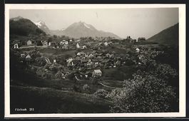 Filzbach, Gesamtansicht mit Umgebung und