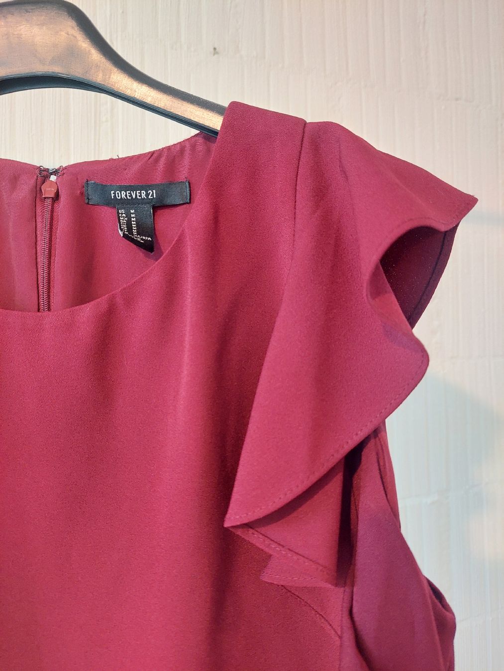 Camicette: Damen Bluse Forever 21 Weinrot, Gr. M – Usato da Sursee venduto da juliia_725 1