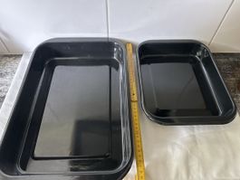 2x Schwarzbackformen Swiss Collection, guter Zustand