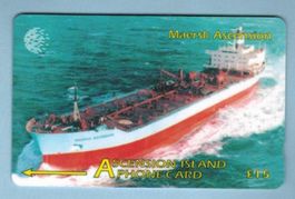 Telefonkarte Ascension Island. Maersk Ascension