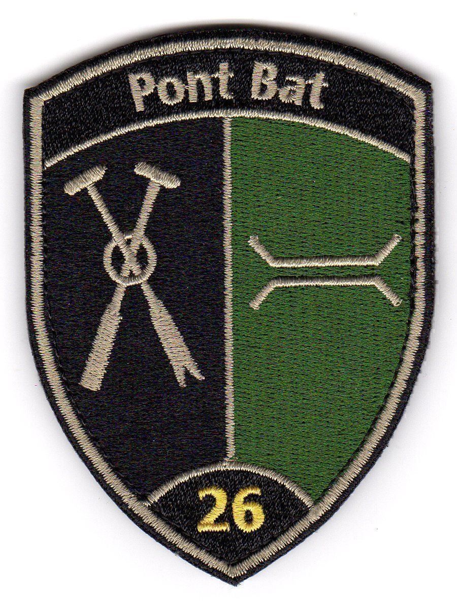 Placchette & Badge: Badge Pont Bat 26 schwarz – Usato da Erlinsbach venduto da S700