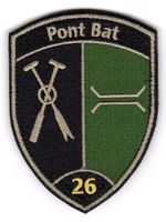 Badge Pont Bat 26 schwarz