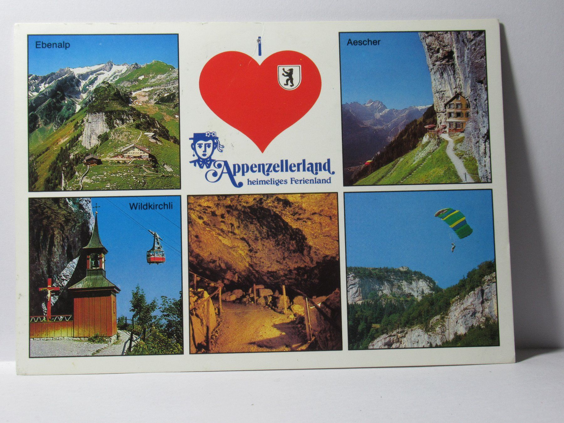 Cartoline postali: Aescher , Ebenalp , Wildkirchli  1994 – Usato da Grenchen venduto da Bluemchen1900
