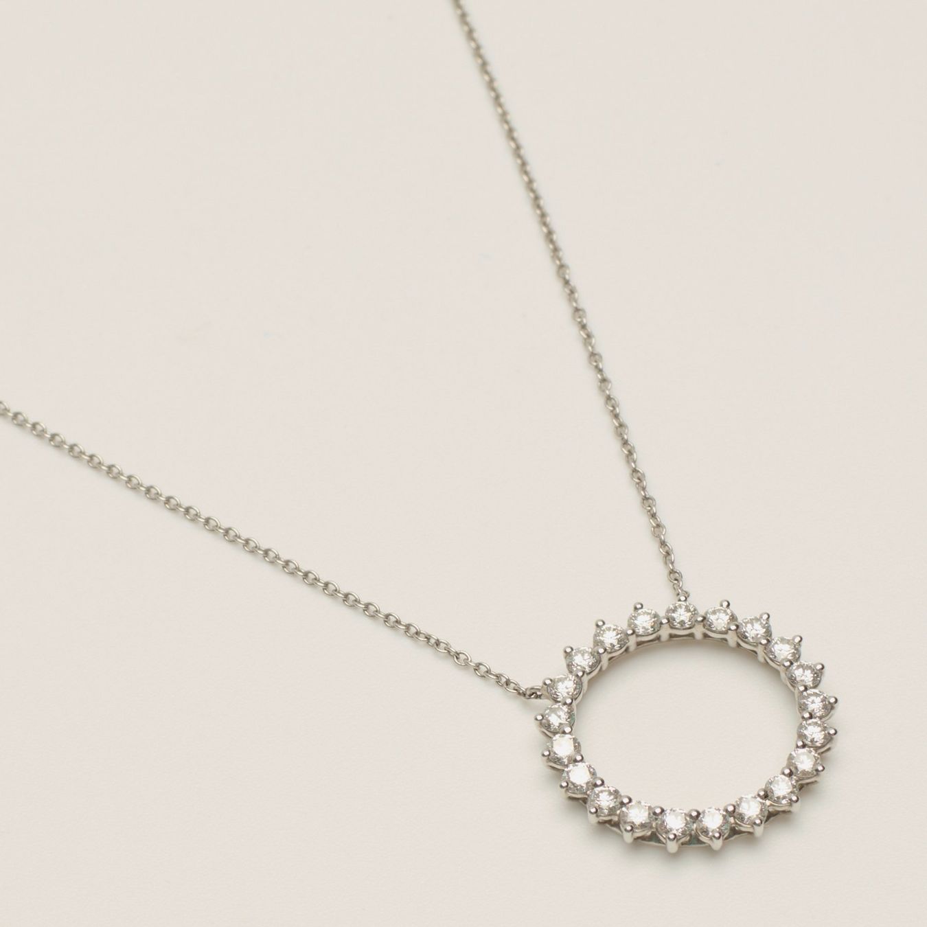 Tiffany & Co. Catenine: Authentique Collier TIFFANY & CO Open circle diamants – Usato da Carouge GE venduto da TLD 5