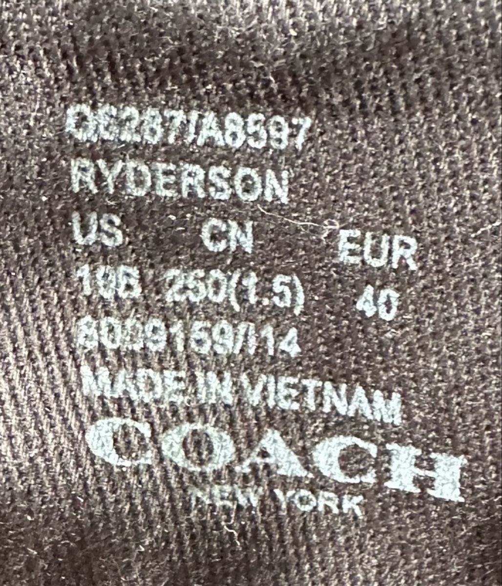 Coach Scarpe da uomo: Coach Black Leather boots. Size EUR 40. – Usato da Vevey venduto da ledidream 3