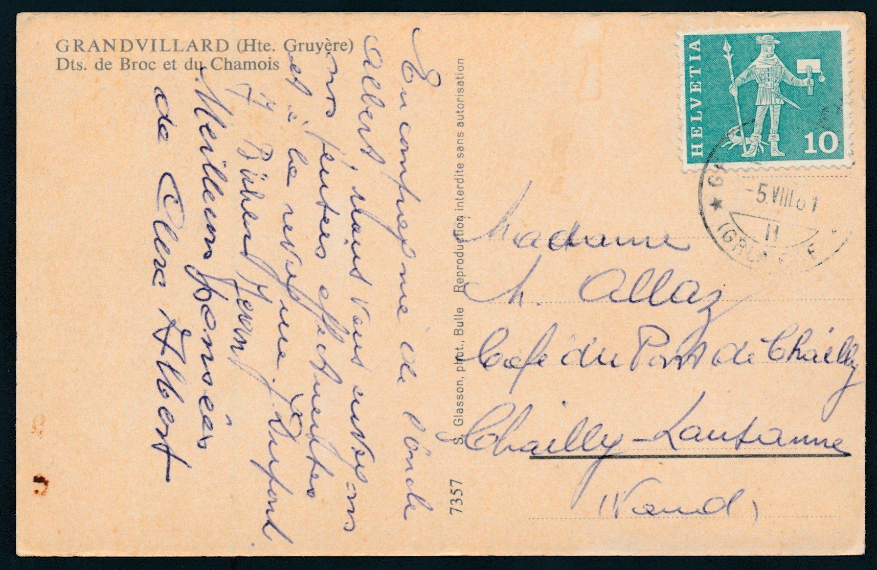 Cartes postales: AK: Grandvillard – D'occasion à Bonau par Profila3 1