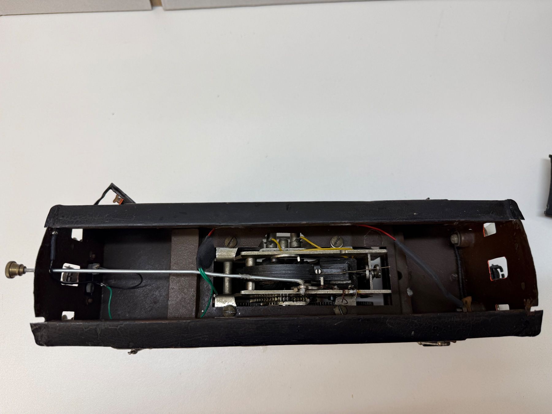 Märklin Modellini di ferrovie: Märklin Spur 1, E-Lok, 2-achsig, braun, Blech – Usato da Hinwil venduto da Johann57 8