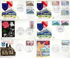 6 Stück FDC Frankreich