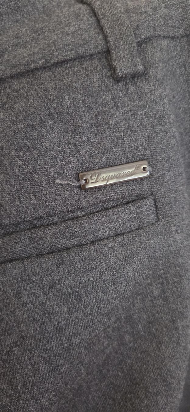 Dsquared2 Pantaloni: Dsquared2 Hose Wolle dunkelgrau Grösse 34  – Usato da Hellbühl venduto da Veci02 4