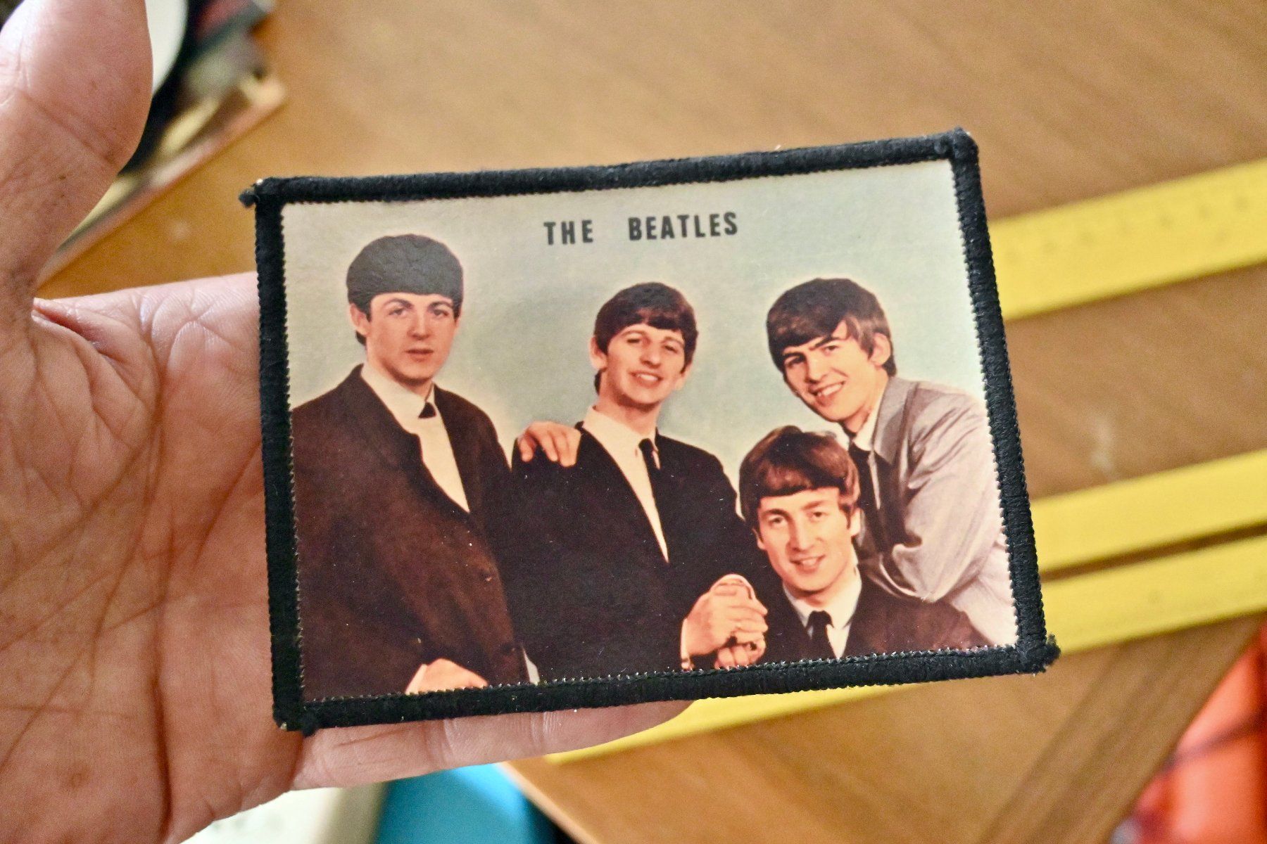 Dischi in vinile: VINTAGE The Beatles PATCH photo BADGE – Usato da Pfaffhausen venduto da mono_rec 7