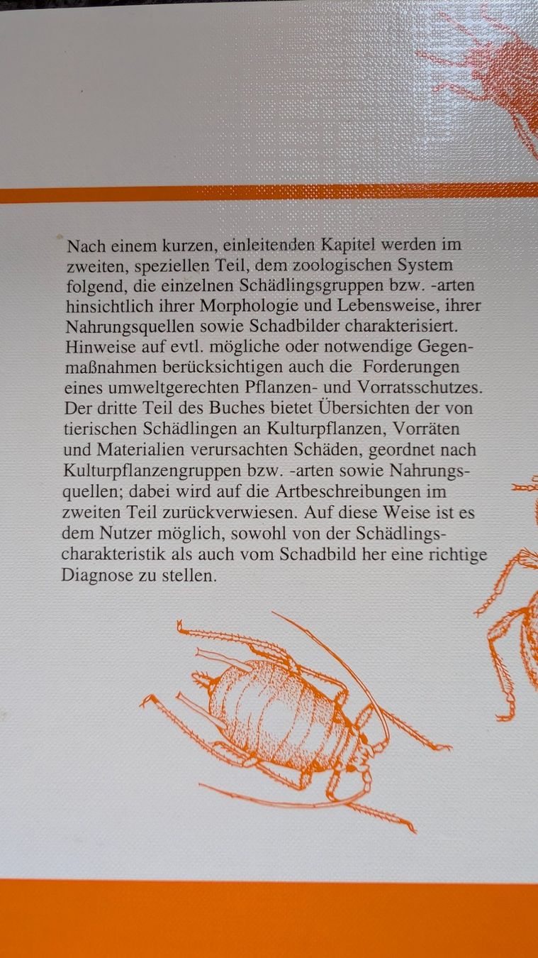 Libri: Die Pflanzen-, Vorrats- und Materialschädlinge Mitteleuropas – Usato da Köniz venduto da grar 1