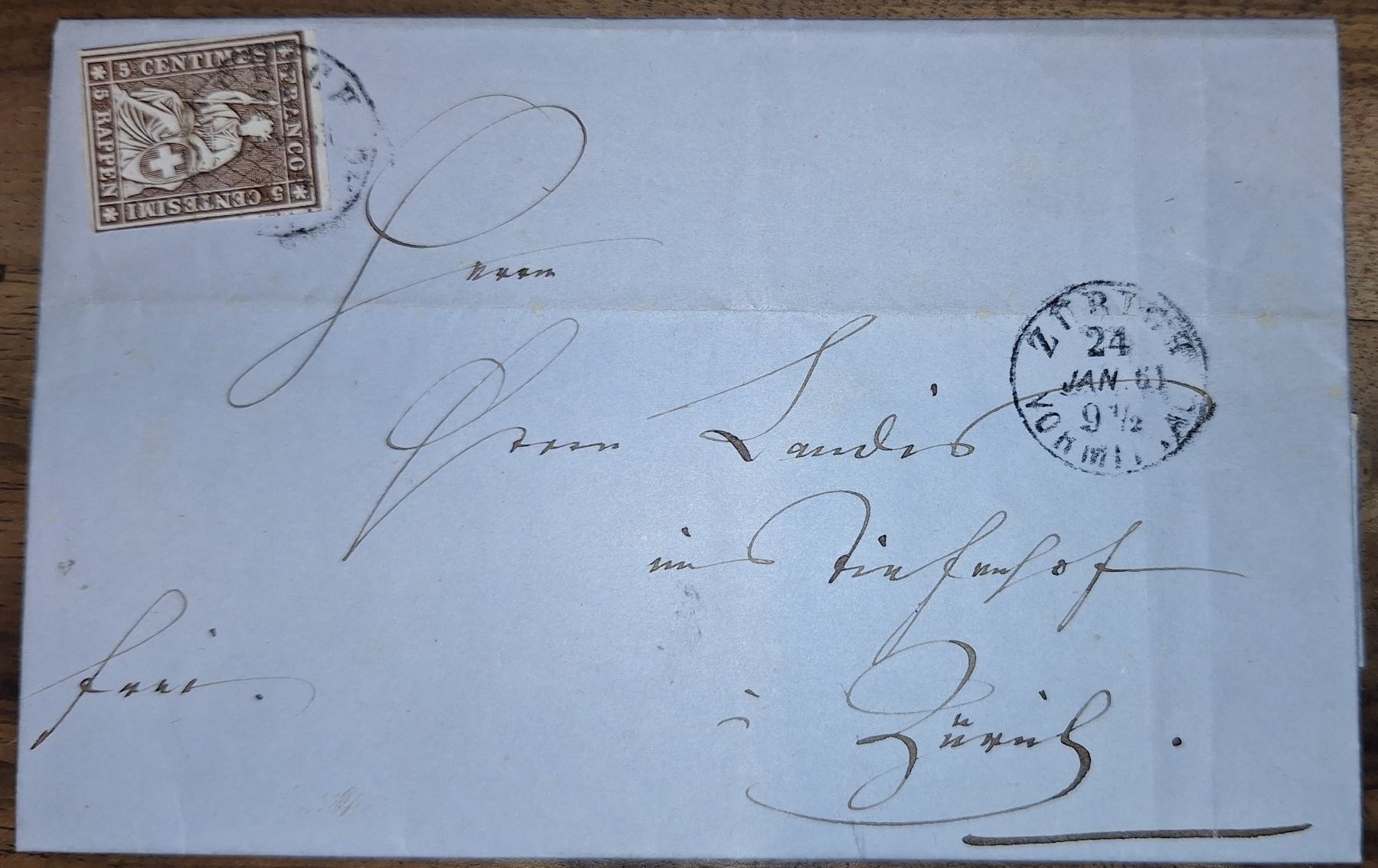 Tutti i francobolli: Strubelbrief 22G Zürich – Usato da Balgach venduto da SIMEON27