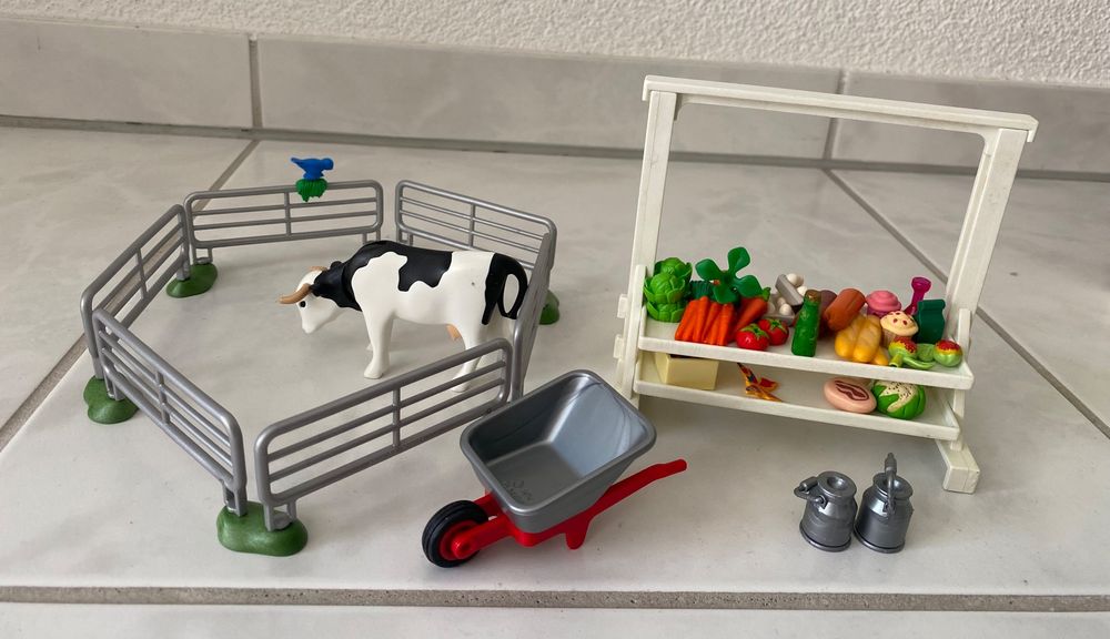 Puppenhaus Mini Bauernhof Zubehör-Kit Mit 8-teiligen Realistischen
