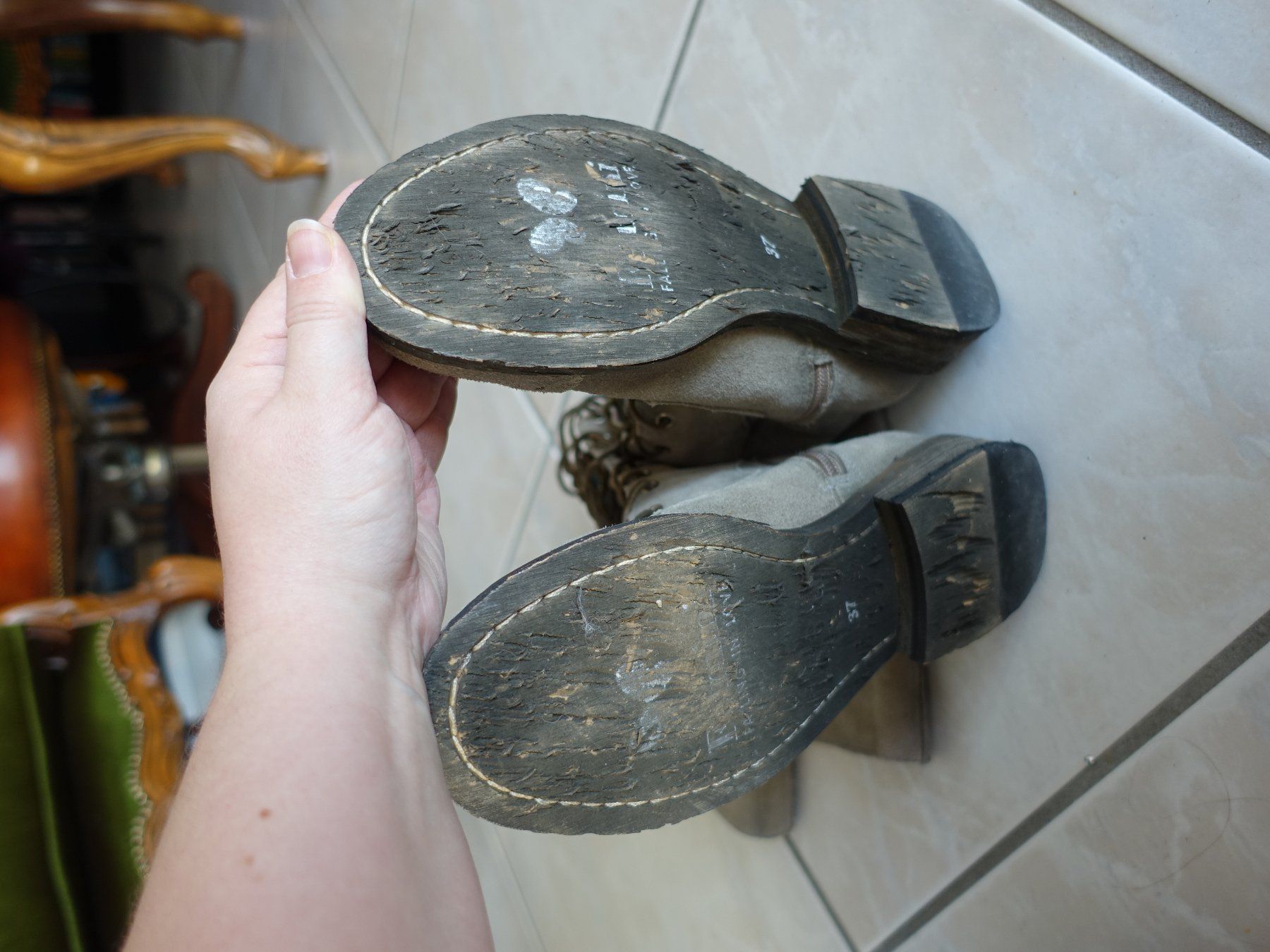 Chaussures femmes: Lederstiefel FELMINI Gr. 37 – D'occasion à Glattfelden par tdlubek 6