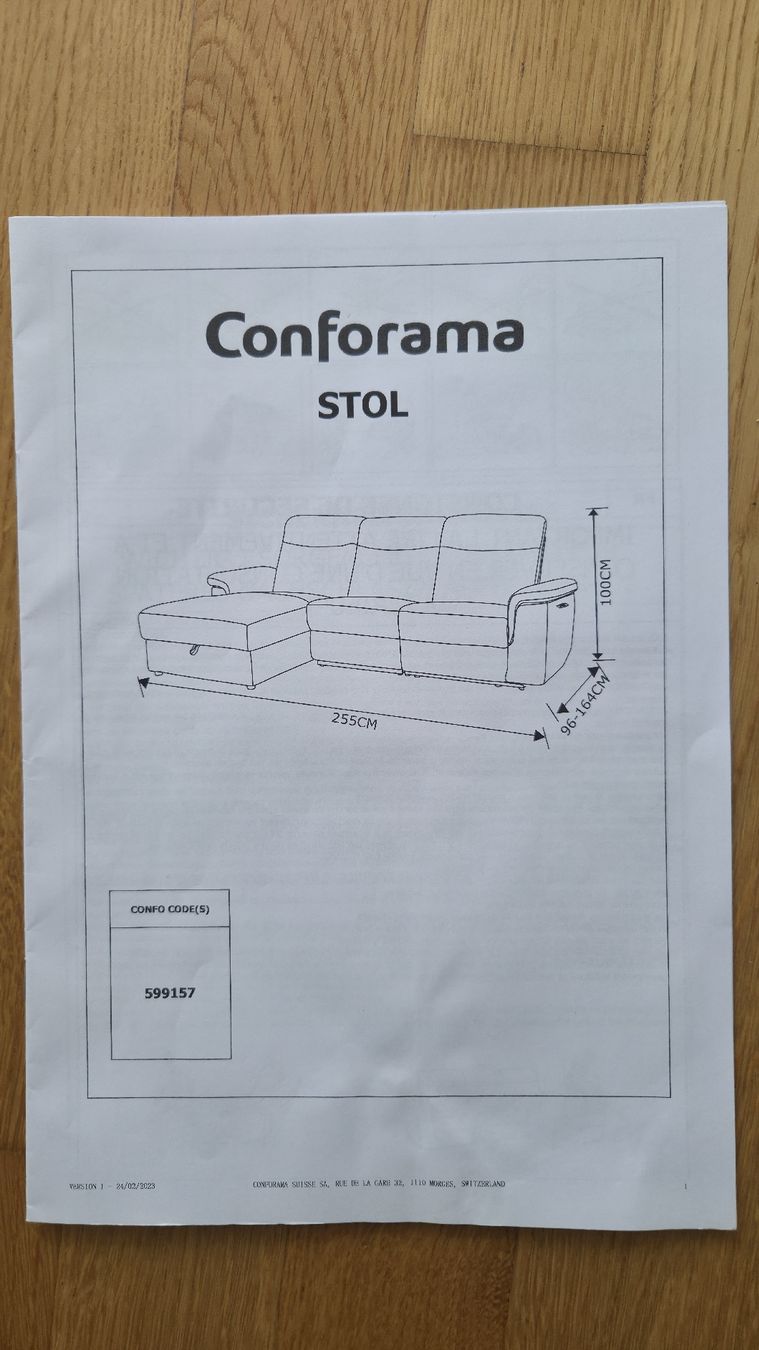 Conforama Divani: Conforama ecksofa – Usato da Villmergen venduto da Ero77 3
