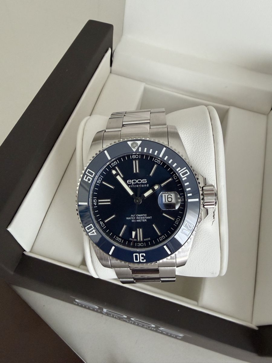 Epos Orologi: Neuwertige Epos 3504 Diver blau – Nuovo (secondo la descrizione) da Zürich venduto da masako 2