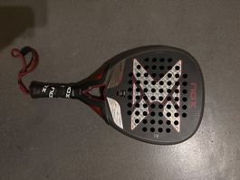 Padel Schläger Nox schwarz rot gebraucht 38 mm