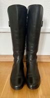 Bally Leder Stiefel Gr. 37,5 schwarz - Amelia/60