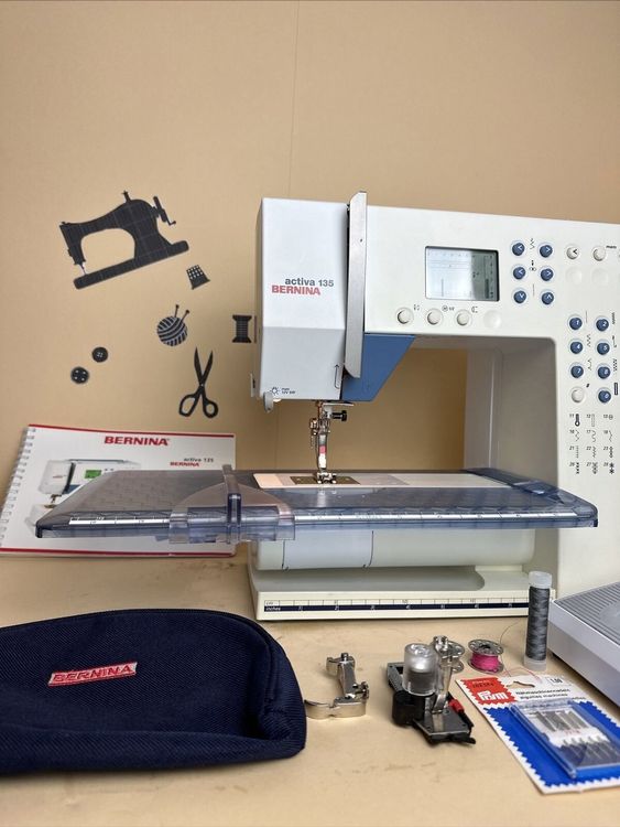 Profi Nähmaschine Bernina Activa 135 Näht Komplettset Kaufen auf Ricardo