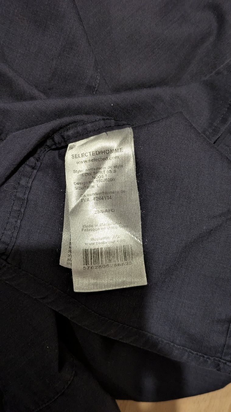 Selected Camicie: SELECTED/ HOMME Hemd blau – Usato da Morgarten venduto da rra_jvw7 4