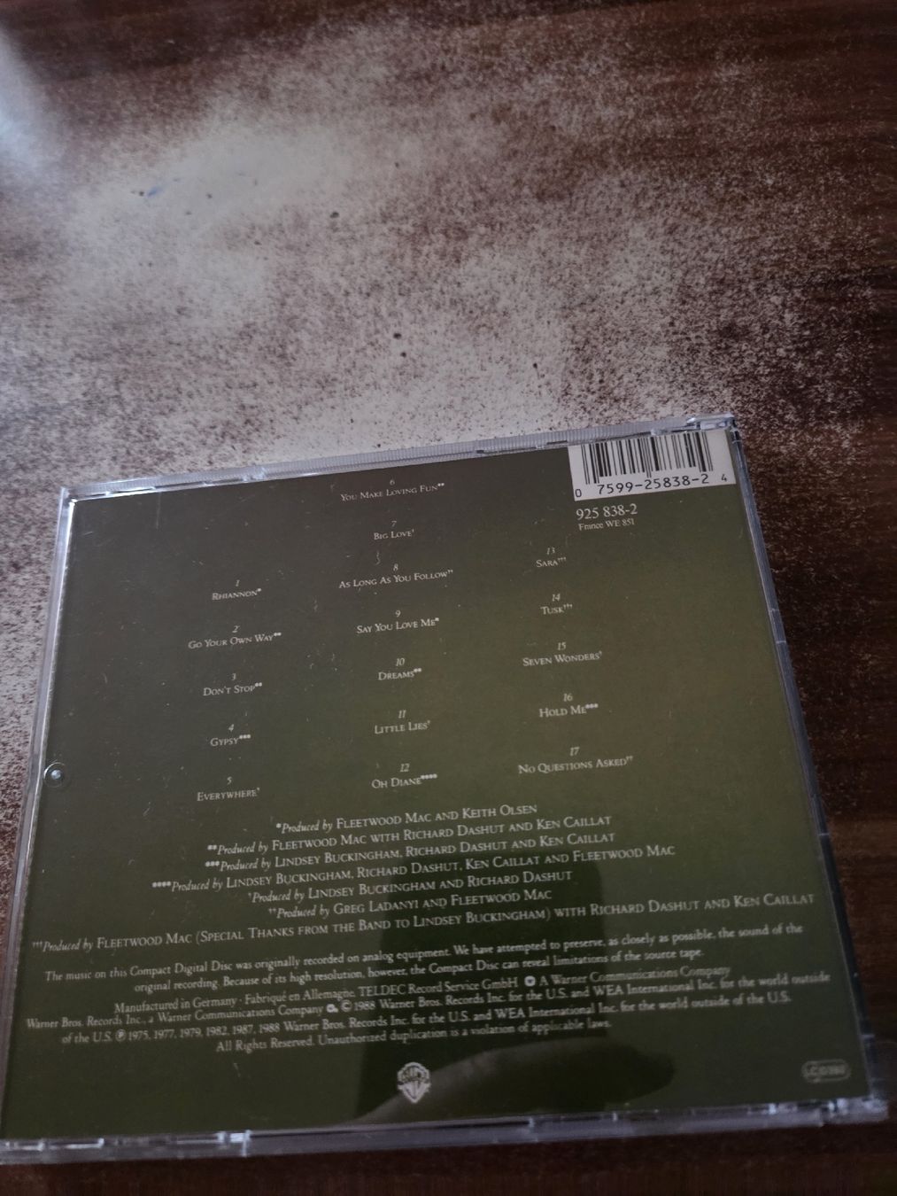 CD: Fleetwood Mac - Greatest Hits – Usato da Wattenwil venduto da Mage66 1