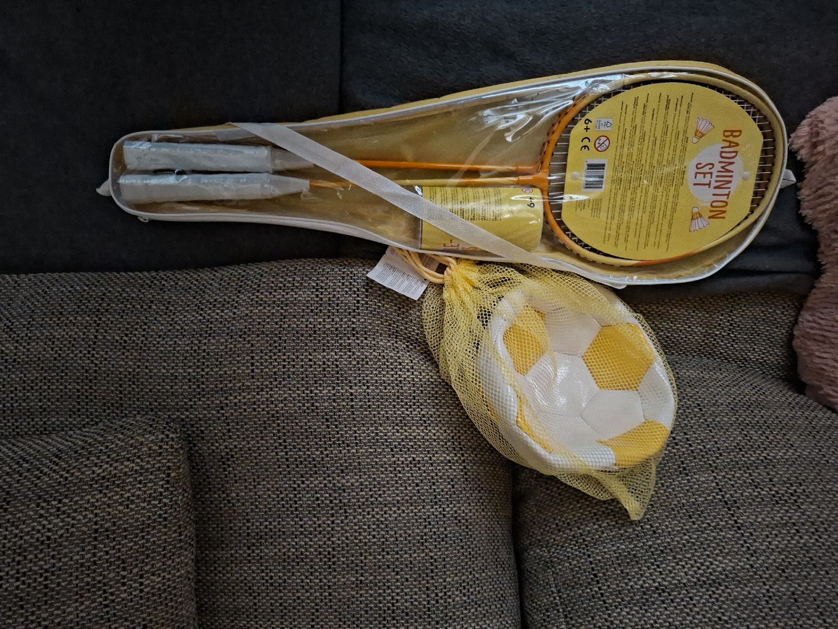 Palloni: Badminton Set & Fussball – Nuovo e nell'imballaggio originale da Baden venduto da rocket85 1