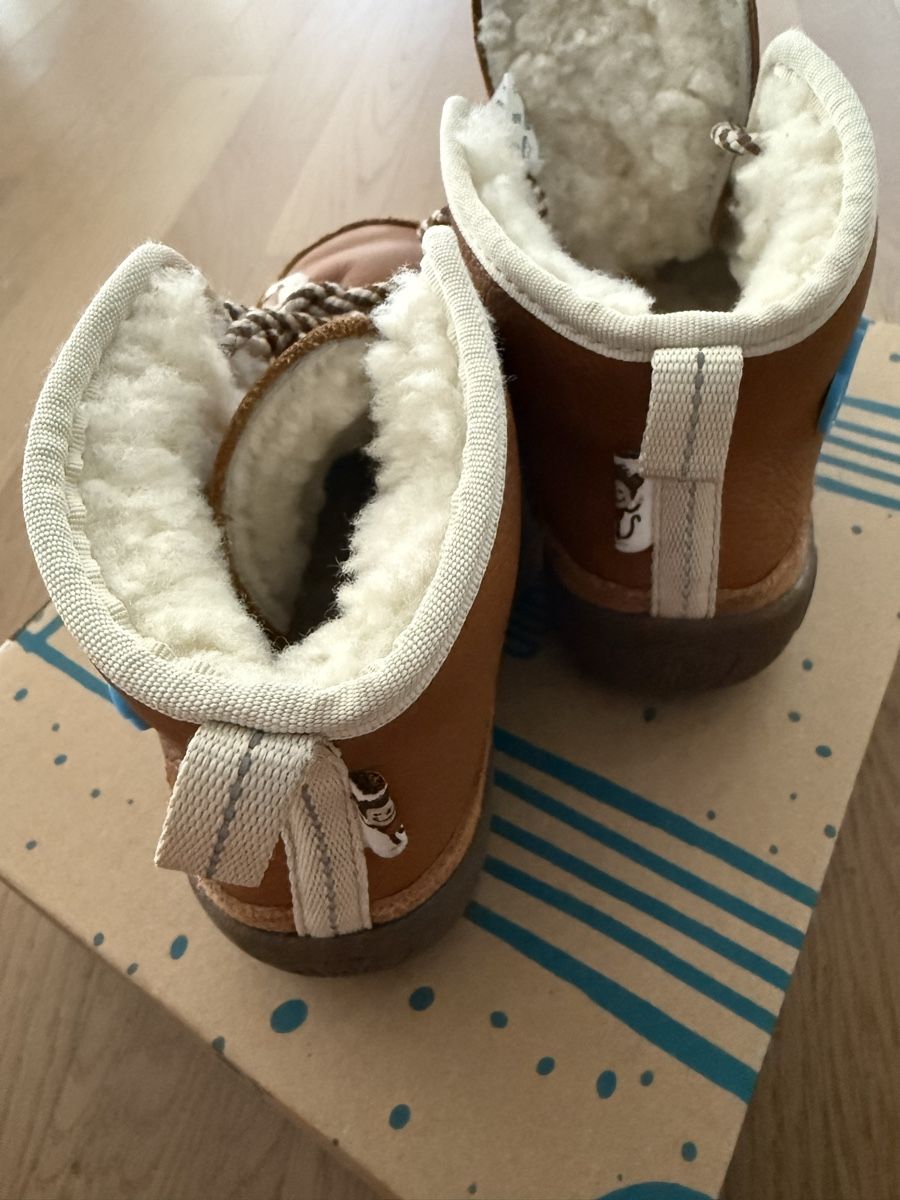 Affenzahn Scarpe per ragazzi: Affenzahn Winterschuhe Leder Easy – Usato da Cham venduto da JLo87 4