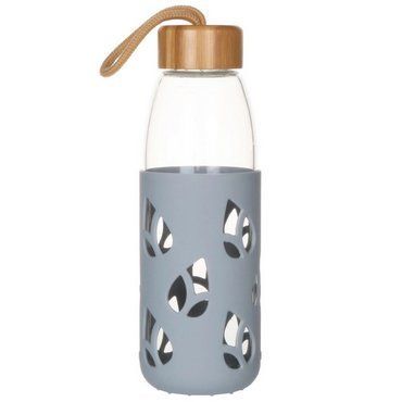 Borracce & Thermos: PEPPLY  Glasflasche mit Bambusdeckel – Nuovo e nell'imballaggio originale da Salez venduto da EMERCARO 1