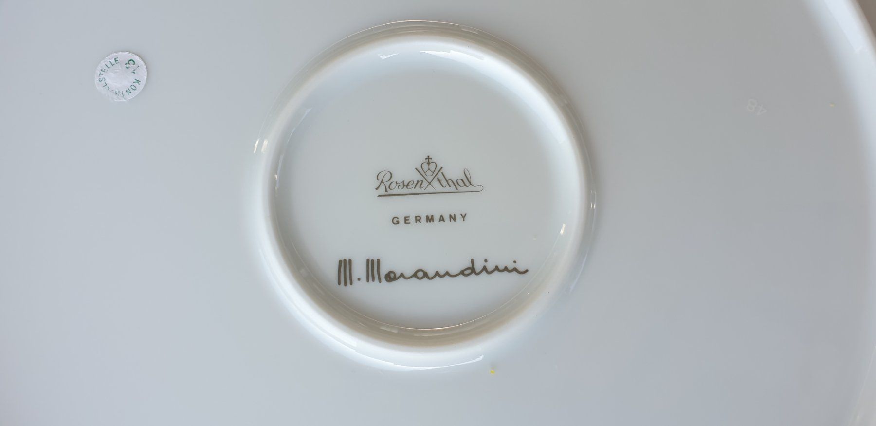 Rosenthal Piatti: Morandini Rosenthal Teller, Wandteller – Usato da Emmen venduto da Brockofsky 3