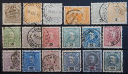 Portugal ex. Kat. 56-149 gest. 1882/1905 Kat. 40 Euro