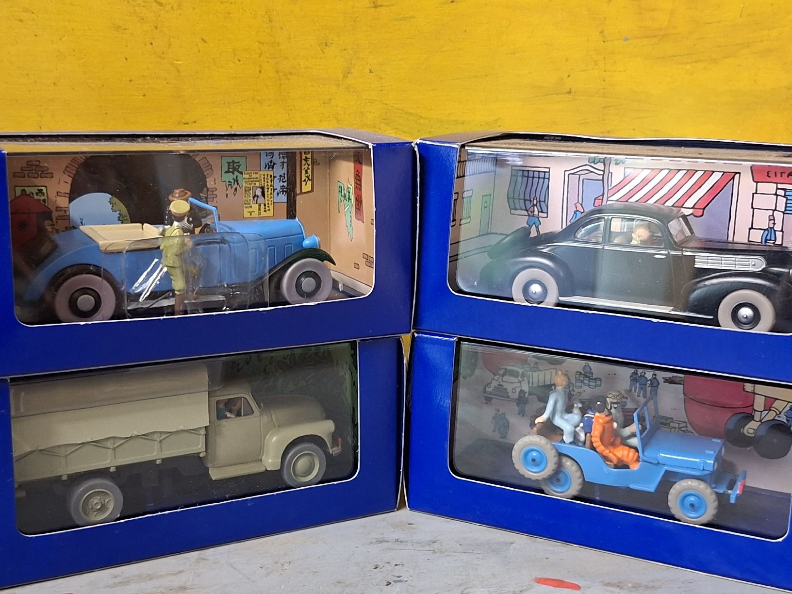 Modellautos: 4 voitures collection Tintin  – Neu (gemäss Beschreibung) aus Monthey von Jmbois