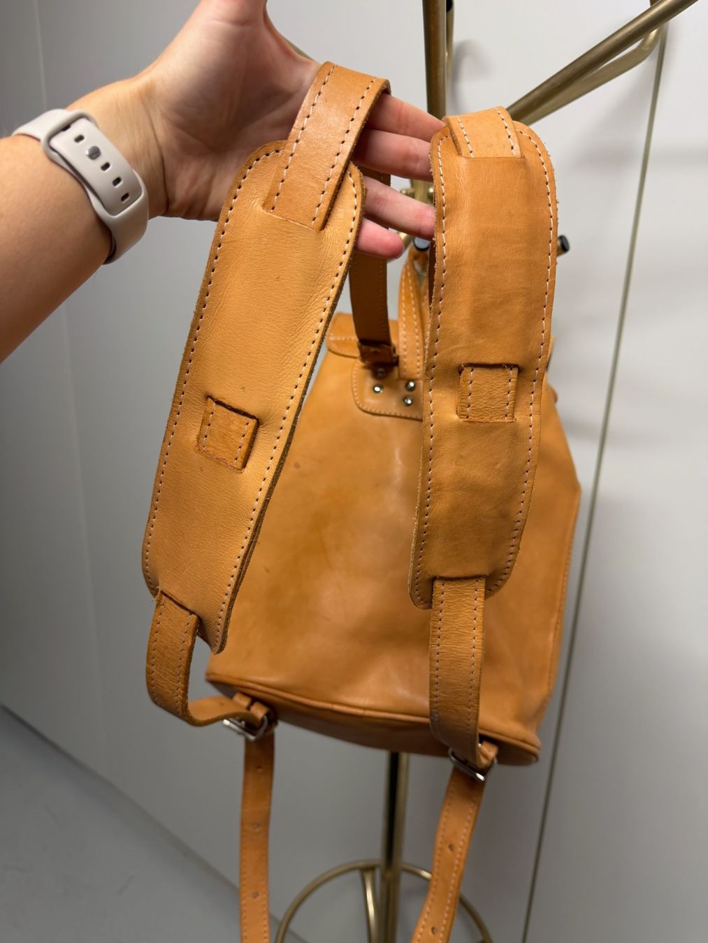 Rucksäcke: Rucksack Leder cognac Damen – Gebraucht aus Herrliberg von jun_rl8h 2